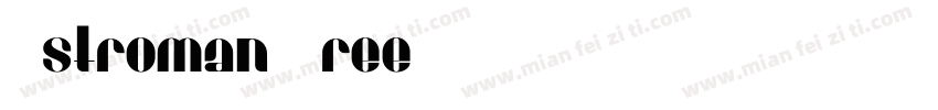 Astroman Free字体转换